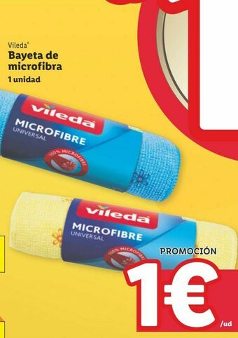 Lidl Bayeta microfibra vileda oferta