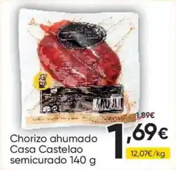 FROIZ Casa Castelao chorizo ahumado semicurado oferta