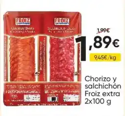 FROIZ Froiz chorizo y salchichón oferta