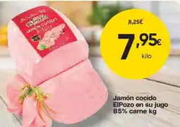 FROIZ ElPozo jamón cocido oferta