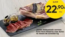 FROIZ Froiz jamón deshuesado serrano oferta