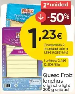 FROIZ Queso Froiz lonchas oferta