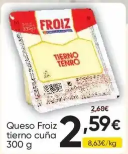 FROIZ Froiz queso tierno cuña oferta