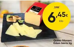 FROIZ Queso Monarc Edam barra oferta