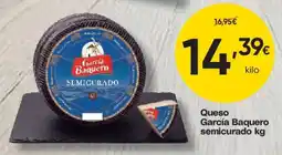 FROIZ Queso García Baquero semicurado oferta