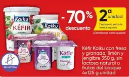 FROIZ Kaiku kéfir confresa y granada limon y jengibre sin lactosa natural o frutas del bosque oferta