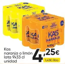 FROIZ Kas naranja o limón oferta