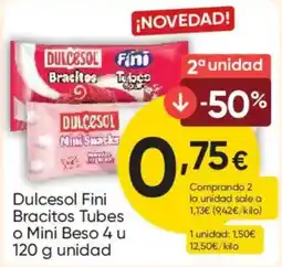 FROIZ Dulcesol Fini Bracitos Tubes o Mini Beso oferta