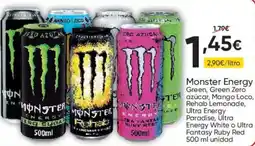 FROIZ Monster Energy Green, Green Zero azúcar, Mango Loco, Rehab Lemonade, Ultra Energy Paradise, Ultra Energy White o Ultra Fantas oferta