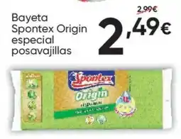 FROIZ Bayeta Spontex Origin especial posavajillas oferta