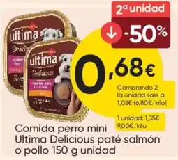 FROIZ Ultima comida perro mini Delicious oferta