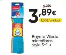 FROIZ Vileda bayeta microfibras style 3+1 u oferta