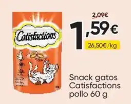 FROIZ Catisfactions snack gatos pollo oferta