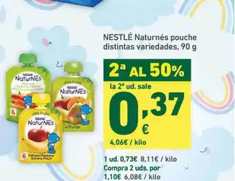 HiperDino Nestlé Naturnés Pouche 90g oferta