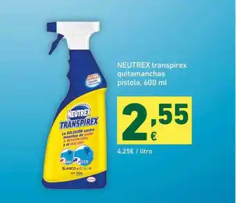 Neutrex Transpirex Quitamanchas Pistola 600ml