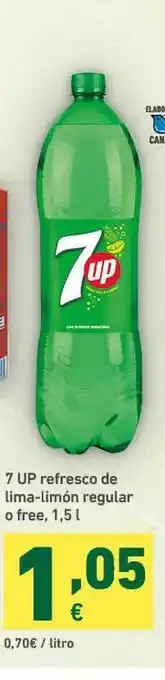 HiperDino 7 Up Refresco De Lima-limón Regular 1,5L oferta