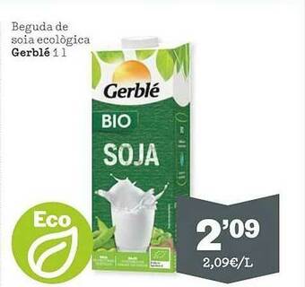 Sorli Beguda De Soia Ecològica Gerblé oferta