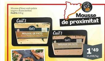 Sorli Mousse D'ànec Amb Pebre Negre O Fines Herbes Cuit's oferta