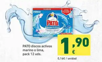 HiperDino Pato Discos Activos Marino O Lima oferta