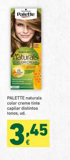 HiperDino Palette Naturals Color Creme Tinte Capilar oferta