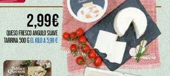 Claudio Queso Fresco Angulo Suave oferta