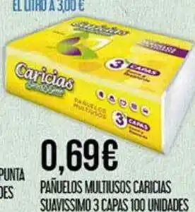 Claudio Pañuelos Multiusos Caricias Suavissimo oferta