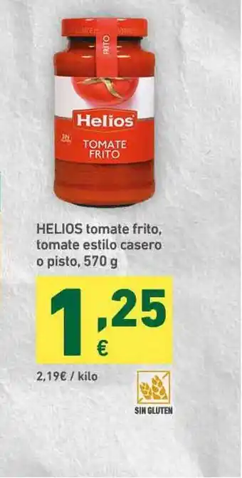 HiperDino Helios Tomate Frito Tomate Estilo Casero O Pisto 570g oferta