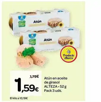 Dialprix Atún En Aceite De Girasol Alteza oferta