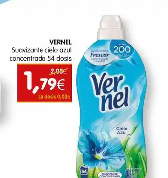 Dicost Vernel Suavizante Cielo Azul Concentrado 54 Dosis oferta