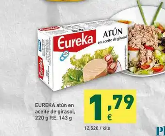 HiperDino Eureka Atún En Aceite De Girasol 220g oferta