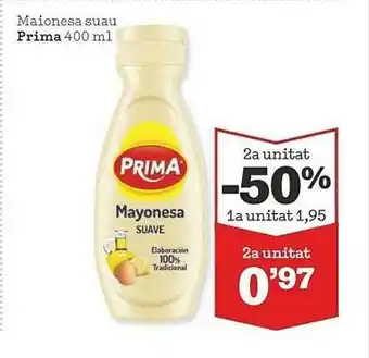 Sorli 2a Unitat -50% Maionesa Suau Prima oferta