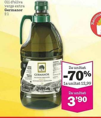 Sorli 2a Unitat -70% Oli D'oliva Verge Extra Germanor oferta