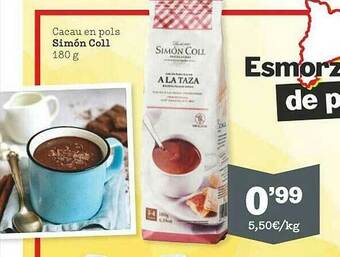 Sorli Cacau En Pols Simón Coll oferta
