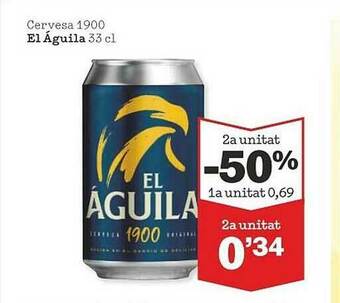 Sorli 2a Unitat -50% Cervesa 1900 El águila oferta