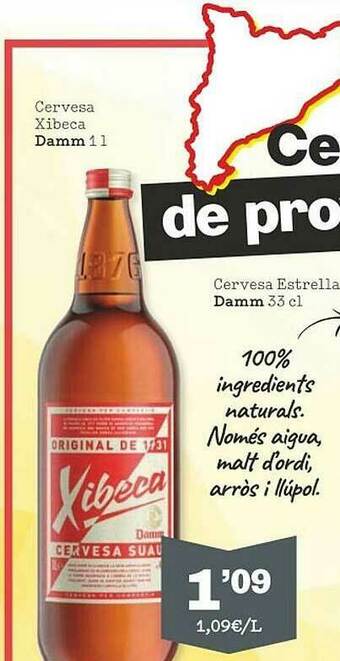 Sorli Cervesa Xibeca Damm oferta