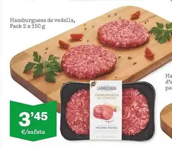 Sorli Hamburguesa De Vedella oferta