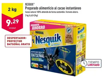 ALDI Preparado Alimenticio Al Cacao Instantáneo 2 kg oferta