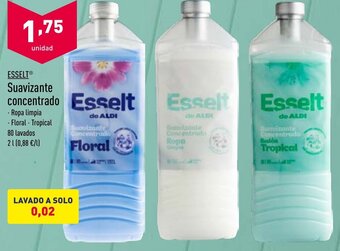 ALDI Esselt® Suavizante Concentrado 2 L oferta