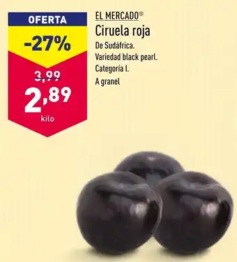 ALDI El Mercado® Ciruela Roja Kilo oferta