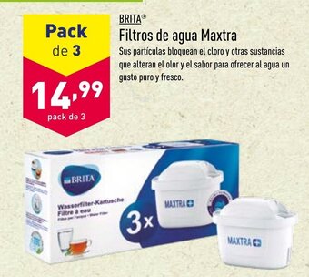 ALDI Brita® Filtros de Agua Maxtra Pack de 3 oferta