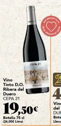 Gadis Cepa 21 vino tinto d.o. ribera del duero oferta