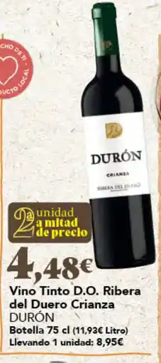 Gadis Durón vino tinto d.o. ribera del duero crianza oferta