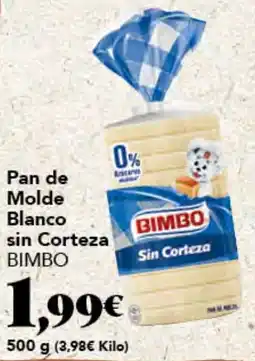 Gadis Bimbo pan de molde blanco sin corteza oferta