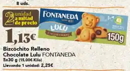 Gadis Fontaneda bizcochito relleno chocolate lulu oferta