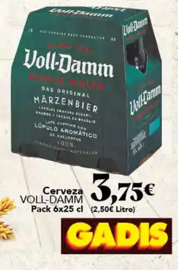 Gadis Voll-Damm Doble Malta oferta