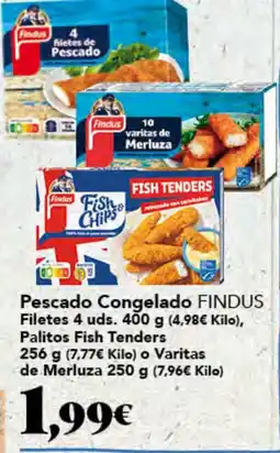 Gadis Findus pescado congelado oferta