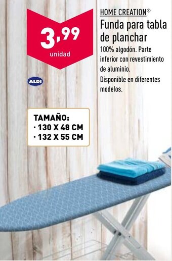 ALDI Home Creation® Funda Para Tabla De Planchar oferta