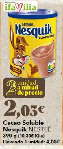 Gadis Nesquik cacao soluble oferta