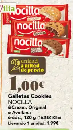 Gadis nocilla galletas cookies oferta