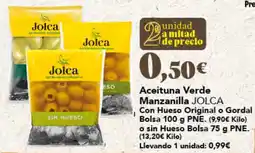 Gadis Jolca aceituna verde manzanilla oferta